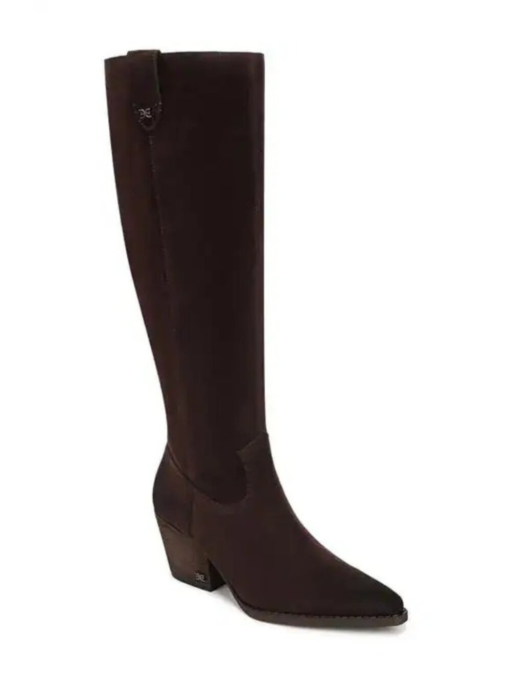 NEW Sam Edelman Woods Knee High Boots Cottagecore Chocolate Brown Womens 9